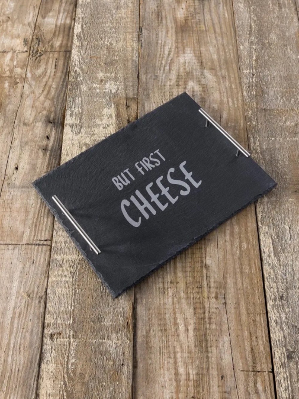 NEW Shiraleah Home Granville But First Cheese Board, Black